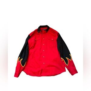 Vintage Roper Flame Button Up Shirt
